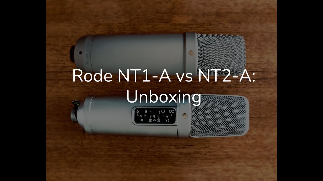 Rode NT1A vs Rode NT2A: Unboxing