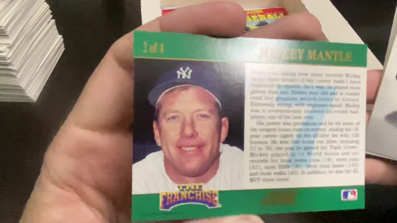 1992 COLLECTION - 92 SCORE SERIES 2 (MANTLE AUTOGRAPH SEARCH)