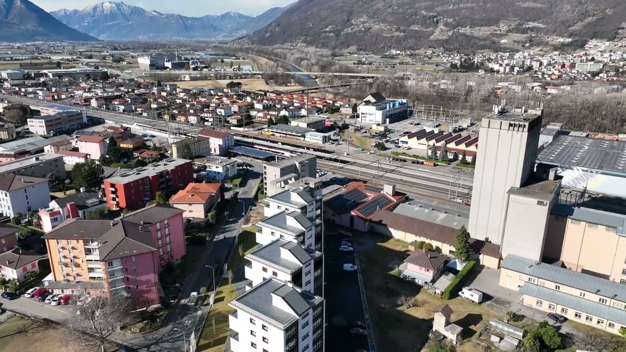 Drone Giubiasco Bellinzona Canton Ticino Svizzera