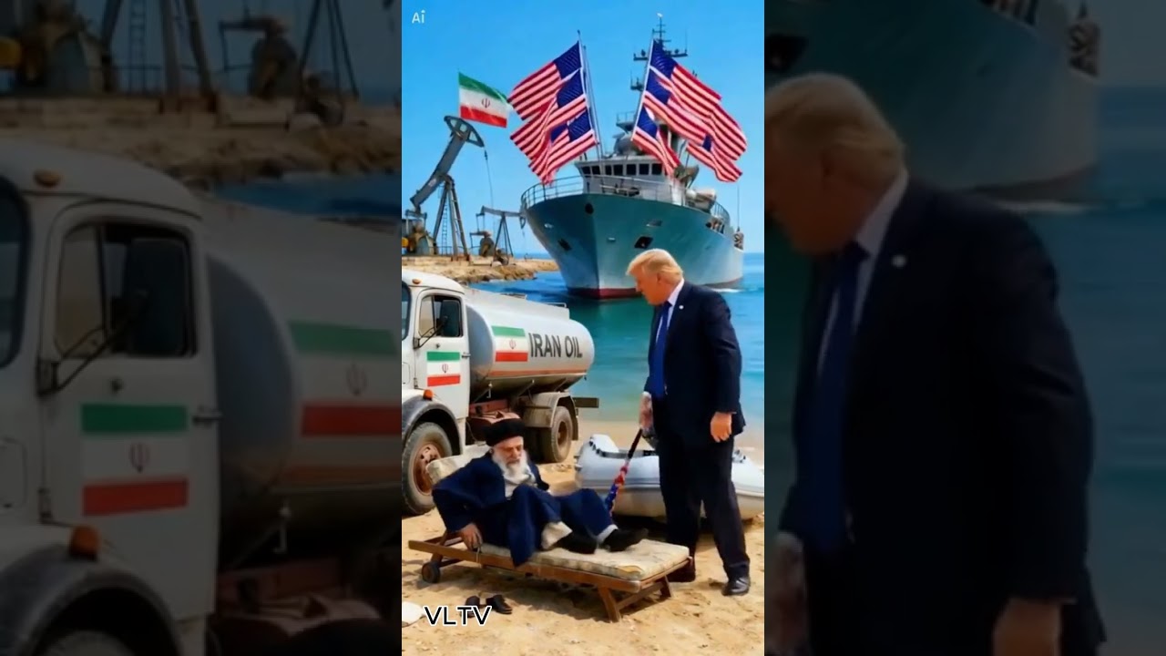 The Oil Game: Khamenei vs Trump 😜😂💥 #funny #comedy #memes #trump #hilarious #funnyshorts #jokes