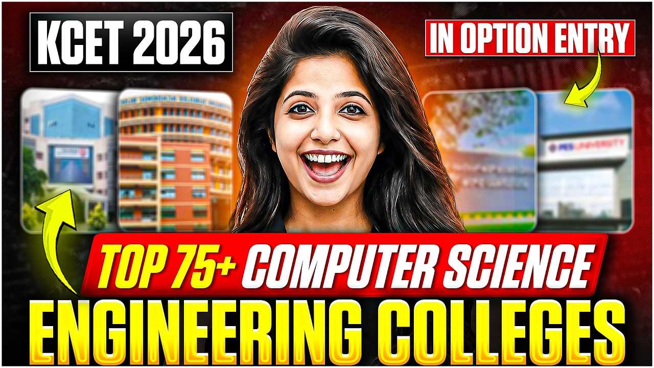 🏆 Best 75+ CSE & Allied  Colleges Through KCET 2026 | CSE Cutoff & Allied Branches | Jasmine Mam