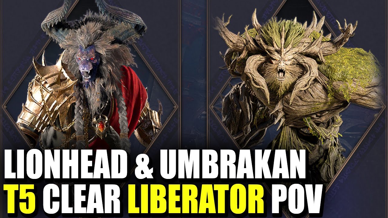 Lionhead & Umbrakan Tier 5 Clear - Liberator (Bow/Staff) PoV | Throne and Liberty Solo Dungeon
