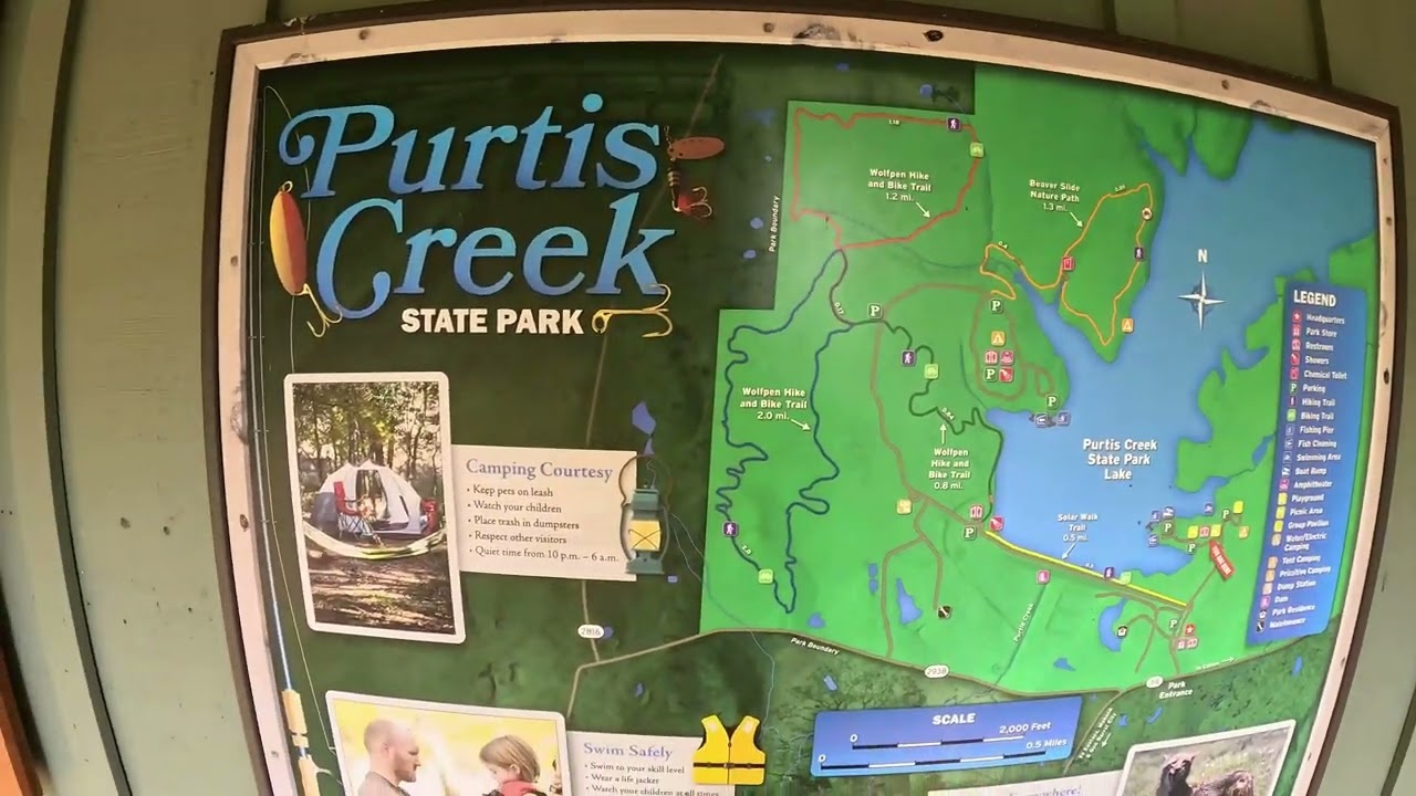 Purtis Creek State Park. Eustace TX. Camping, RVs, Boating, Swimming.