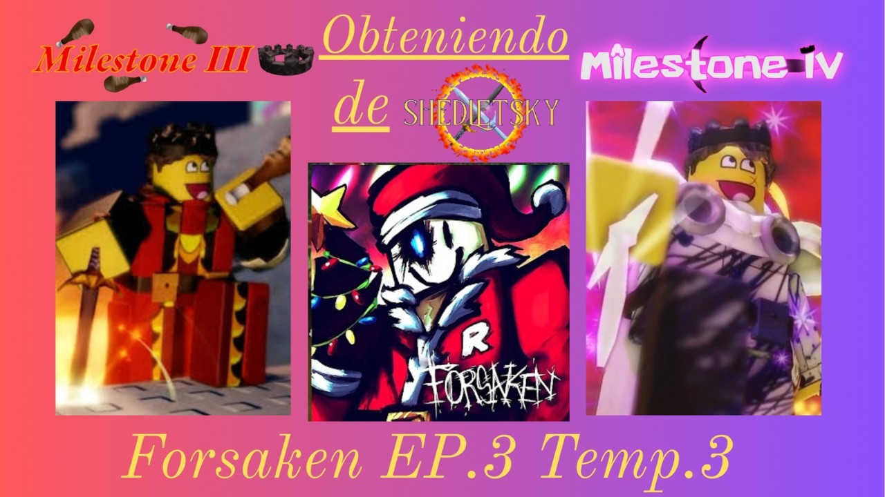 Evento de navidad y m3 & m4 de shedletky forsaken