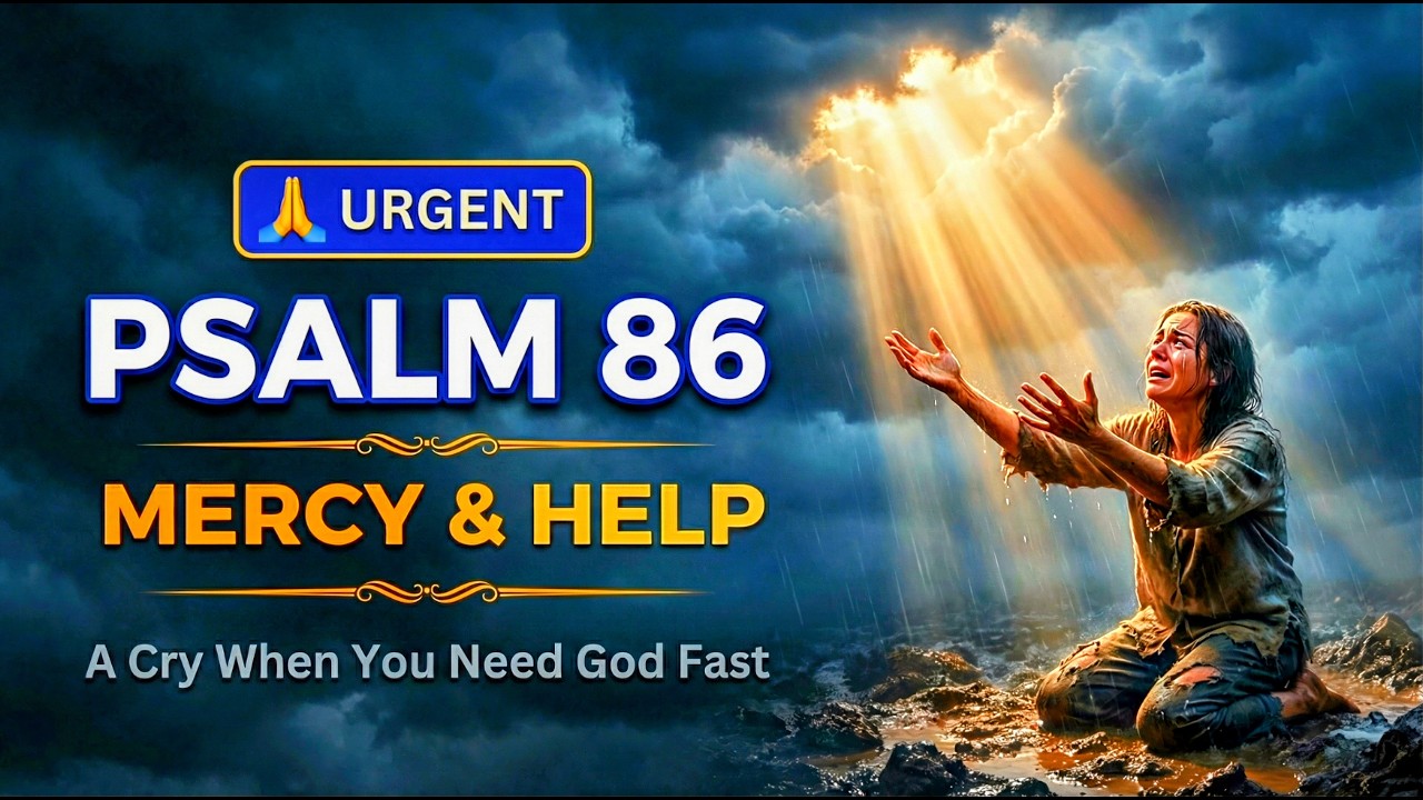 Psalm 86 Prayer for Mercy & Help: A Cry to God When You Need Him Fast (Pray/Listen Now)