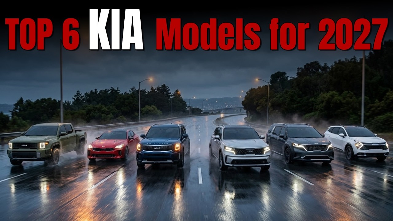 6 новых моделей KIA 2027 года, которые СНОСЯТ КОНКУРЕНЦИЮ: будущие автомобили, внедорожники и пикапы