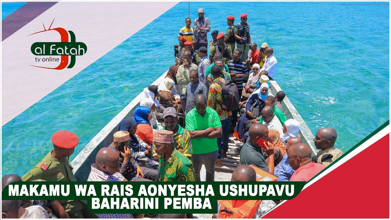 MAKAMU WA RAIS AONYESHA USHUPAVU BAHARINI PEMBA