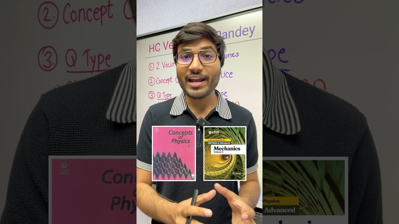 ❌HC Verma Vs DC Pandey | Best BOOK for JEE?!😱 #jee #motivation