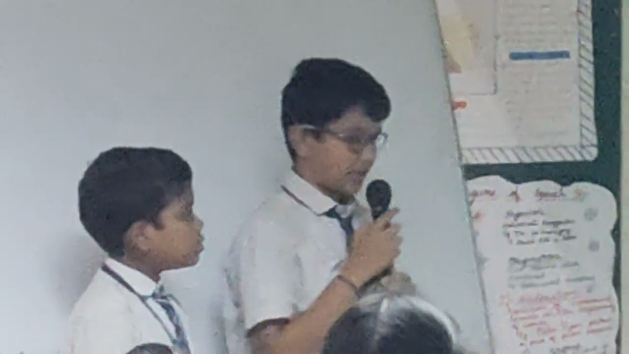 Seminar presentation in our school on water cycle 