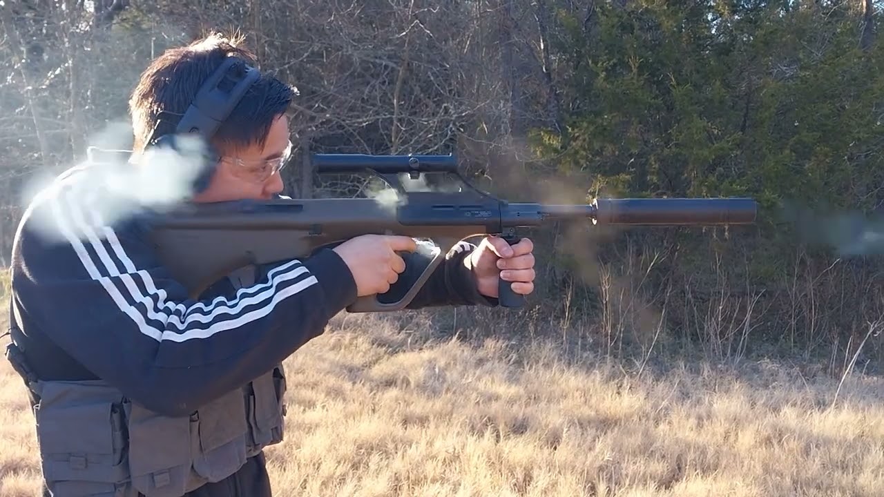 Steyr AUG A3M1 300 BLK shooting