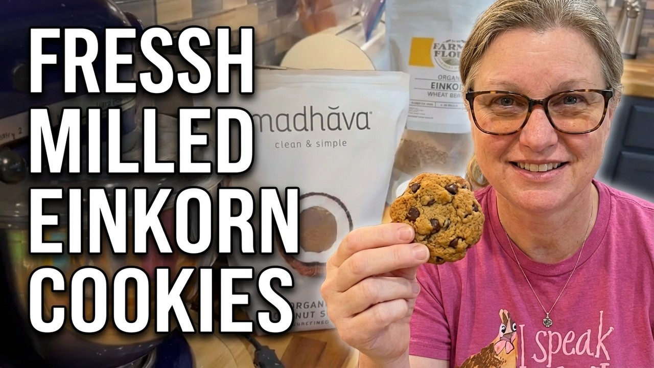 Fresh Milled Einkorn Makes the Best Chocolate Chip Cookies