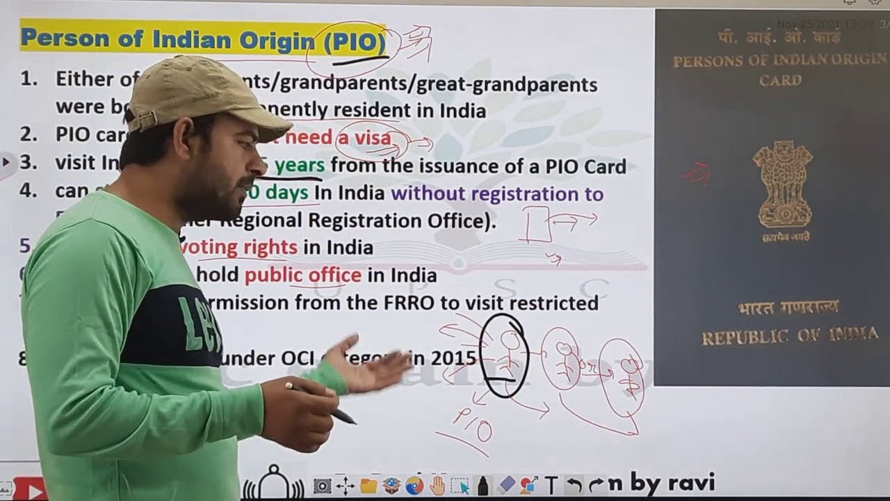 NRI | PIO | OCI | hindi | Difference between NRI, PIO and OCI |