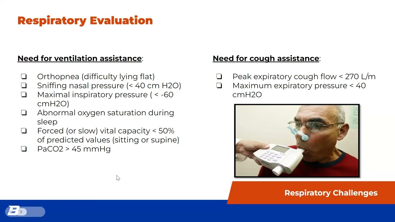 Addressing Respiratory Challenges in ALS
