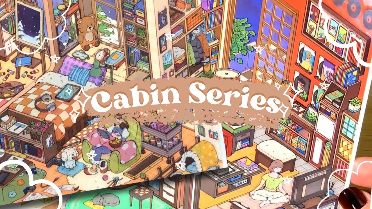 Relax with me | DIY Cozy Cabin Sticker Scene Collection