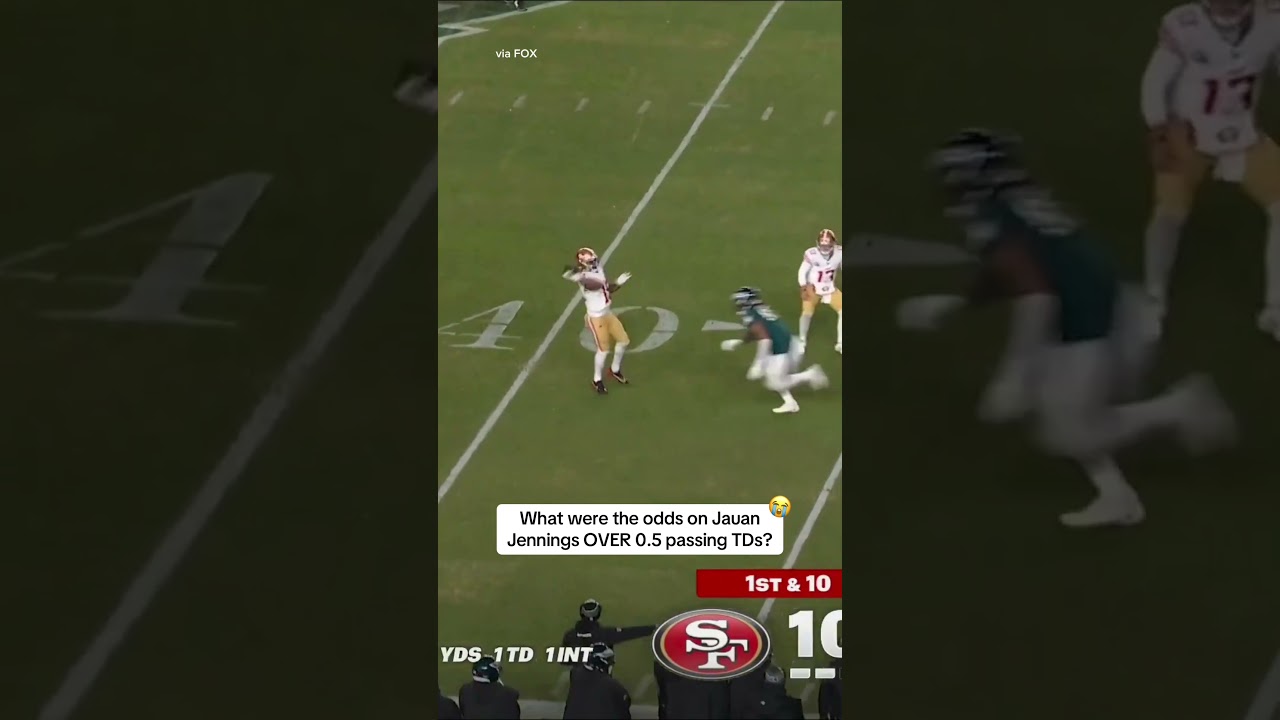 CMC anytime TD really cashed on a Jauan Jennings pass 💀 