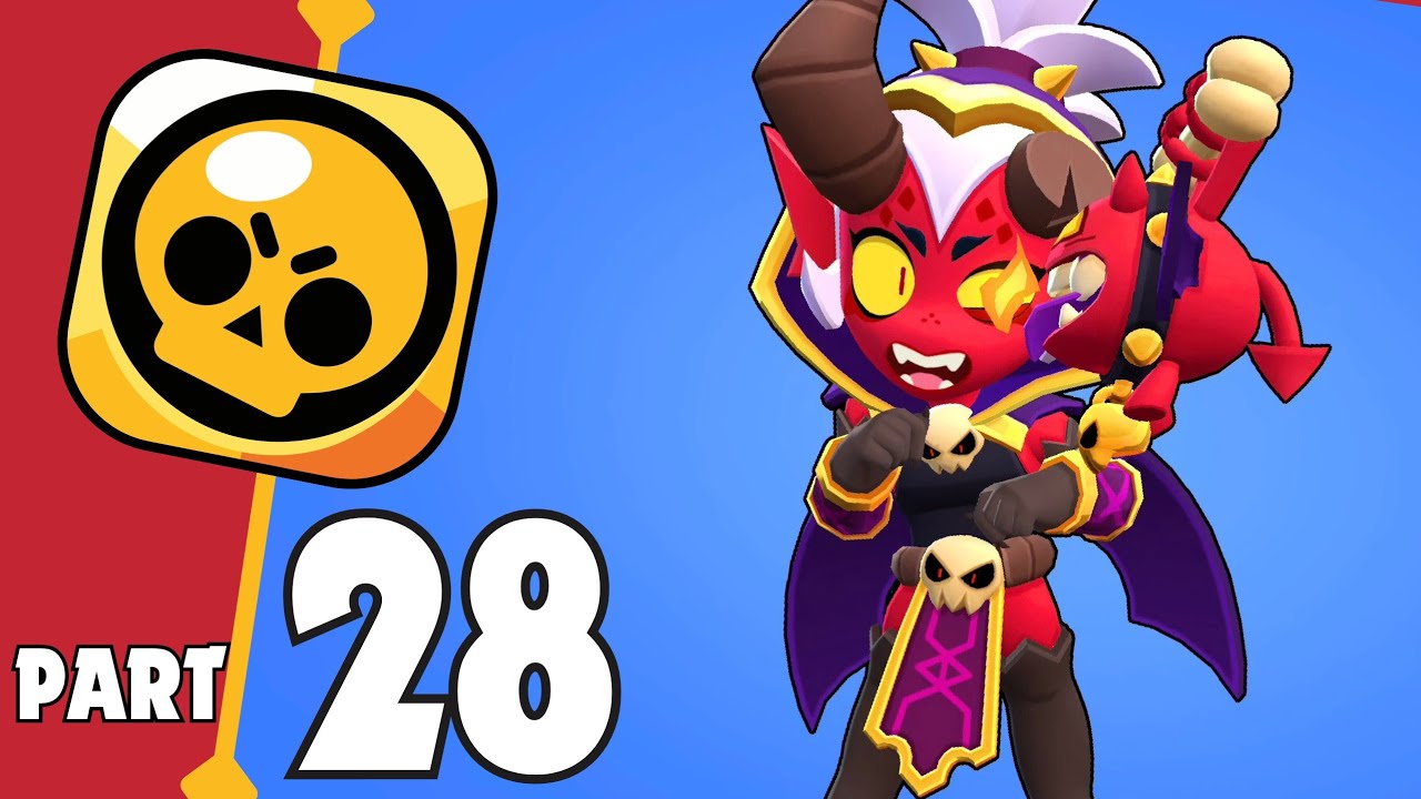 Brawl Stars 🌑 Геймплей скина Демона Уиллоу &mdash; Эпичный новый образ! Часть 28 | YNZPLays