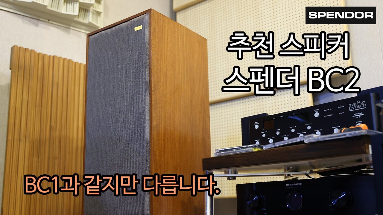 추천 스피커 스펜더 BC2