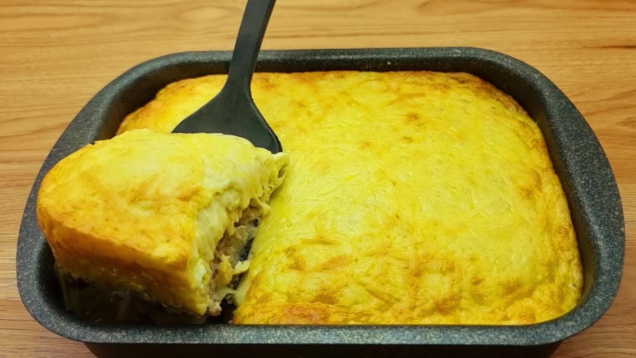 Тертый картофель и немного фарша ❗❗Очень простой и вкусный рецепт! 🔝🔝 #200