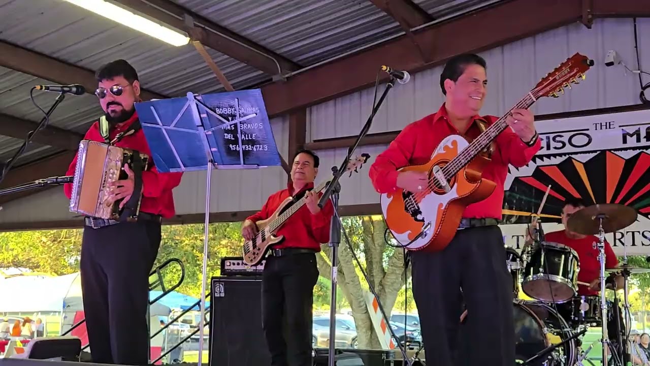 Bobby Salinas y Los Mas Bravos Del Valle at 32nd Conjunto Festival in Los Fresno, TX  