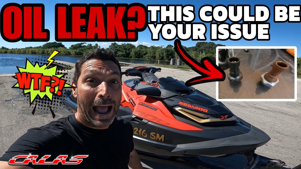 HOW TO FIX OIL LEAK ON SEADOO RXTX RXPX Rotax 260 300 + OIL PRESSURE SENSOR LEAKING + Tech Tips