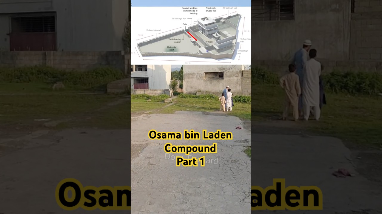 Bin Laden Compound in Abbottabad, Pakistan (Part 1) #travel #history #usa #navyseals