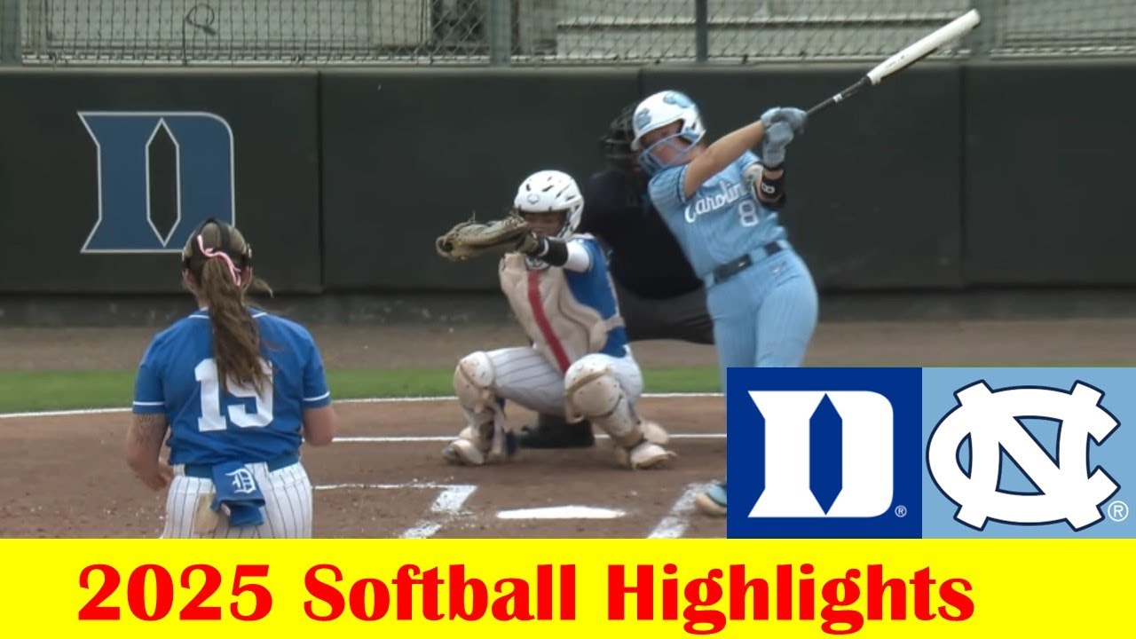 North Carolina vs #19 Duke Softball Game Highlights 4 6 2025