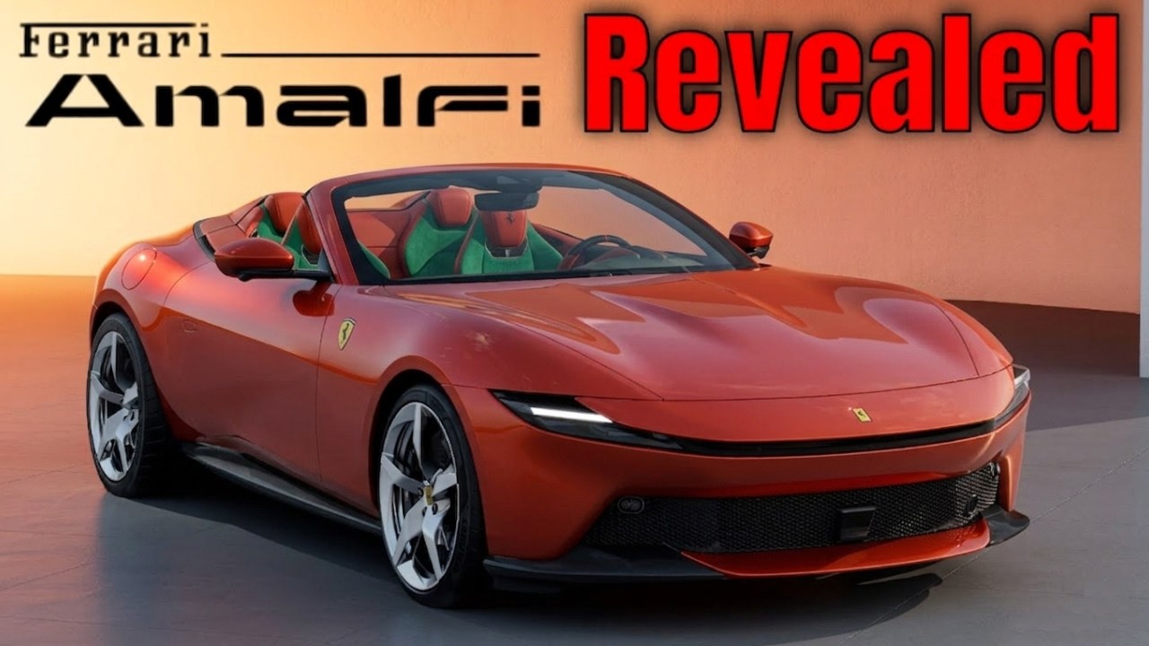 Представлен Ferrari Amalfi Spider! Кабриолет с двигателем V8 мощностью 631 л.с., развивающий скор...