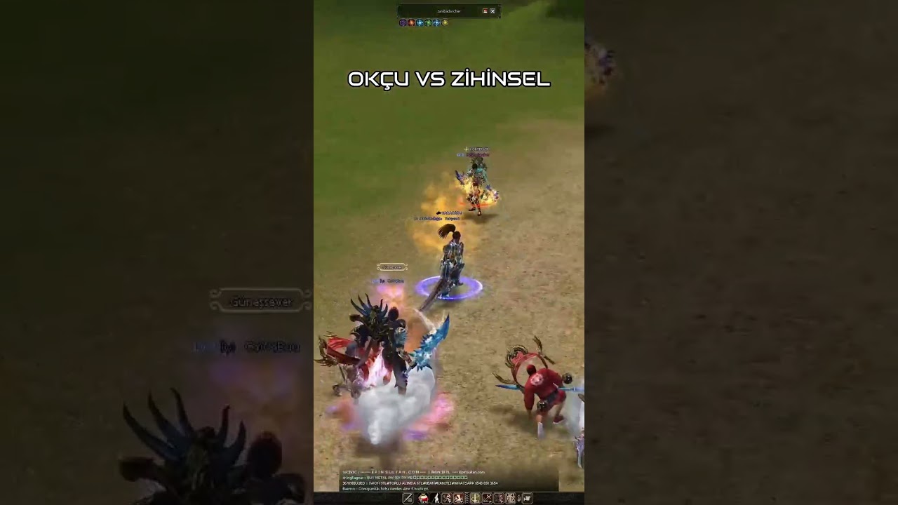 Ok&ccedil;u vs Zihinsel #metin2 #metin2bagjanamu #metin2tr #gaming #games #mmorpg