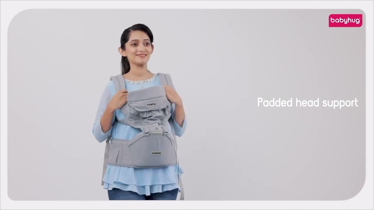 Babyhug Cherish 5-in-1 Hip Seat cum Baby Carrier