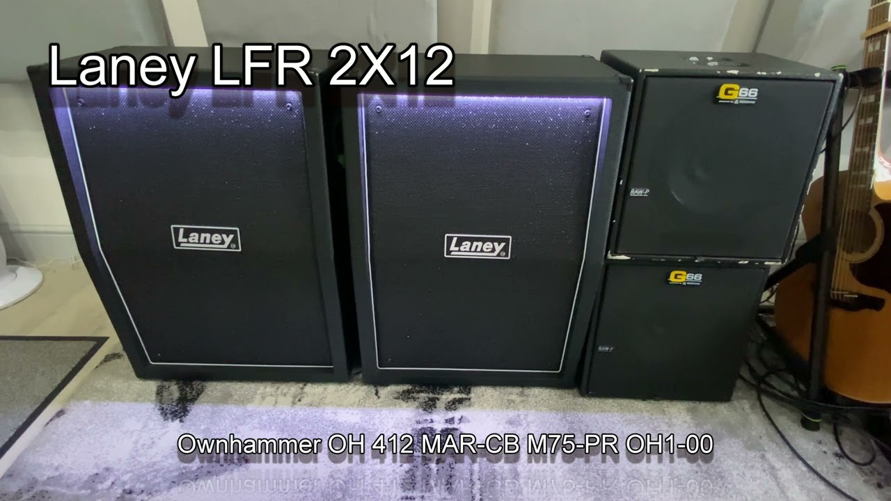 Laney LFR 2x12 &  Redsound MF10 Comparison