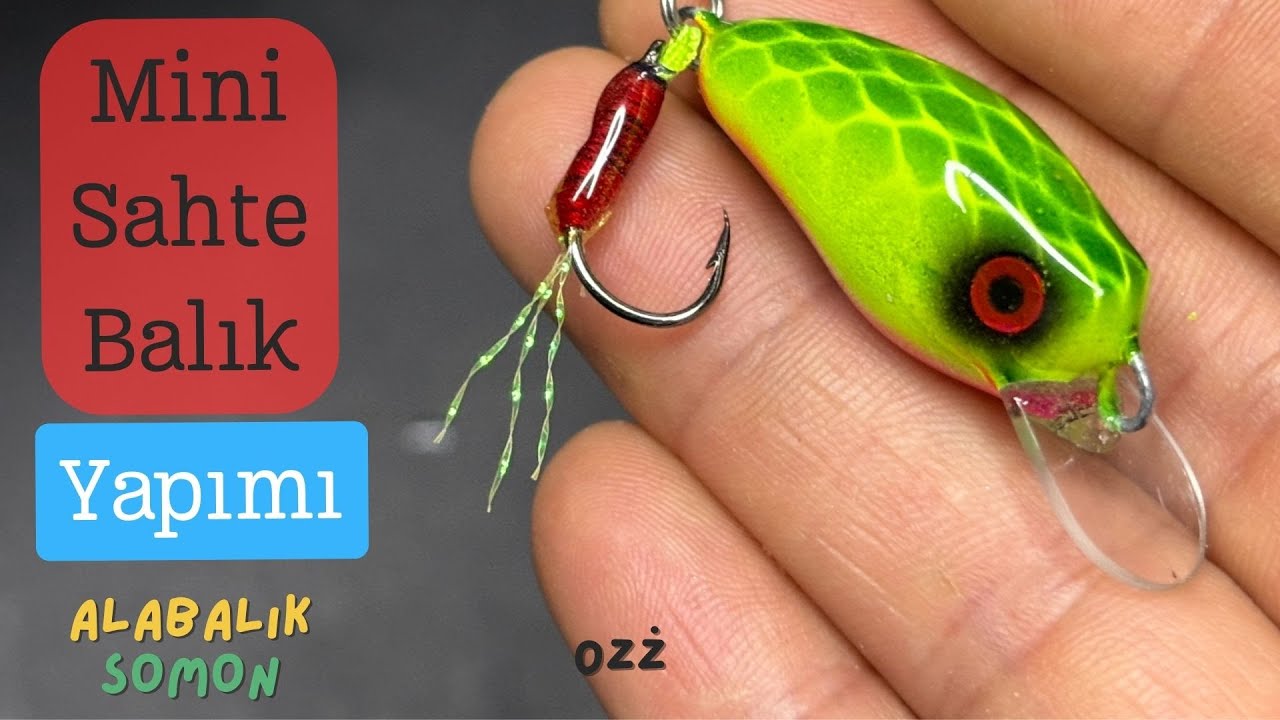 SOMON ALABALIK SAHTESİ-el yapımı -Handmade Lures