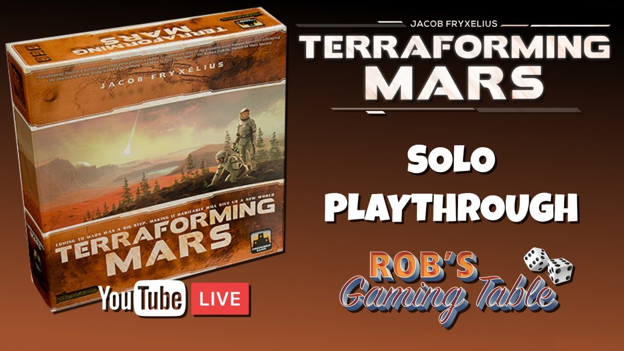 Terraforming Mars Solo Playthrough