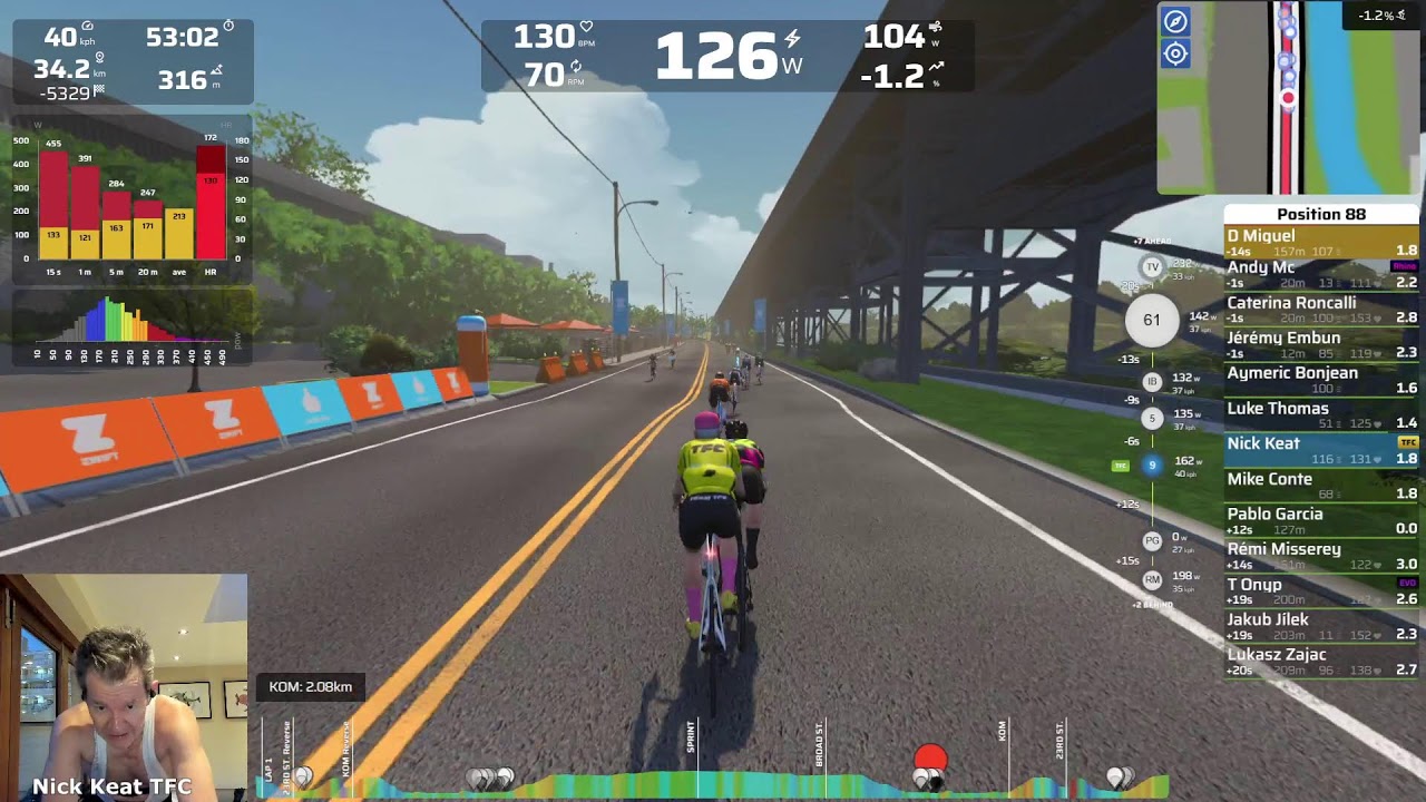 Zwift Racing: Zwift Games Stage 3 - Cobbled Crown, 24.3 km, 288 m