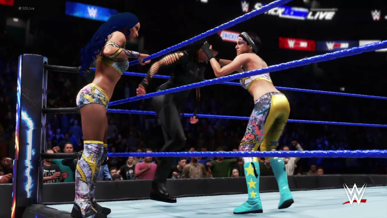 WWE 2K20 | SMACKDOWN | Bayley/Sasha Banks vs Natalya/Tamina