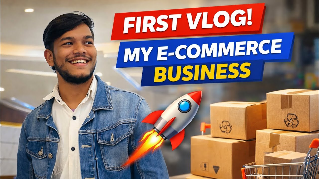 My First Vlog 🎥 | Starting My E-Commerce Business 🚀