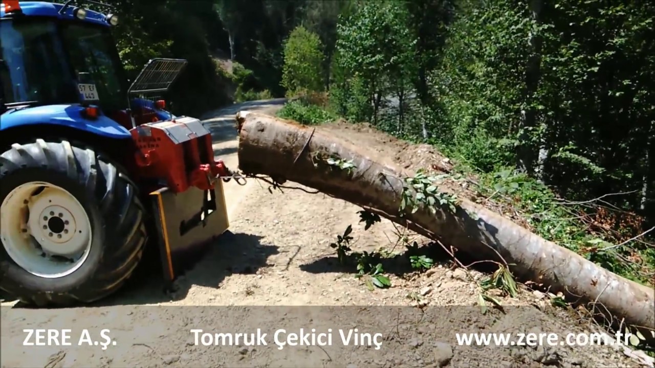 Zere 2X-154 Pro - Tomruk Çekme Vinci - Forestry Winch