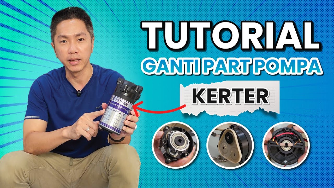 Tutorial Penggantian Seal Segitiga, Kepala Pompa dan Carbon Brush!! Khusus Pompa Kerter.