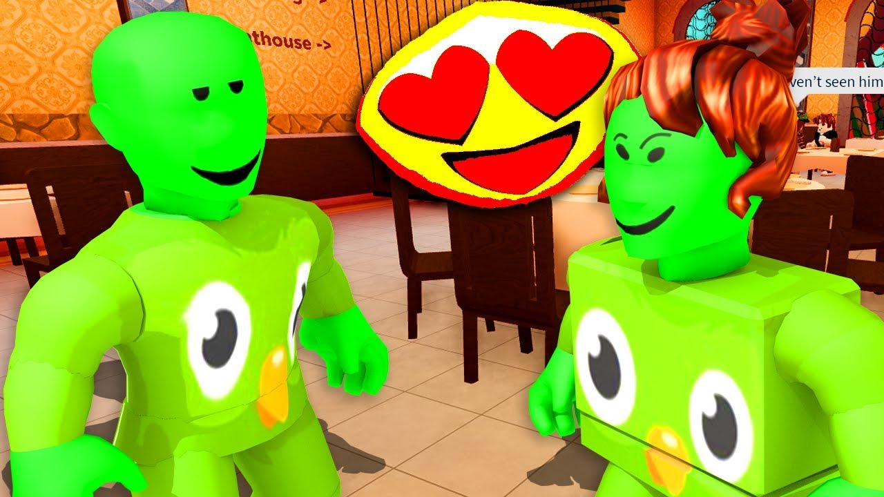 Roblox DUOLINGO BIRD finds LOVE