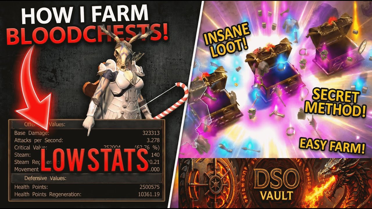 DSO Secret: How I Farm Bloodchests with MID Stats! (RANGER Method)