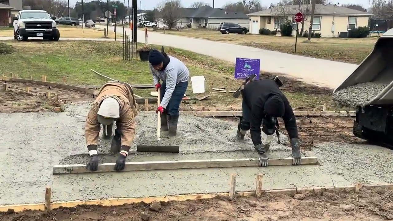 Tree Removal & New Driveway In Van, Texas!