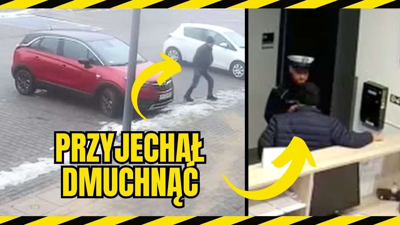 Przyjechał na komendę policji sprawdzić trzeźwość. I sprawa się rypła.