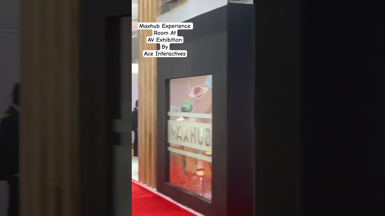 MAXHUB EXPERIENCE DEMO ROOM AT AV EXHIBITION #maxhub #aceinteractives