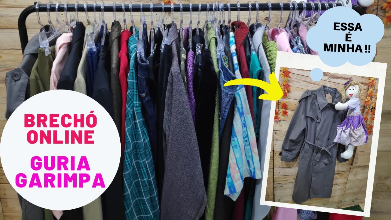 VEM GARIMPAR COM A CLARISSE TAMB&Eacute;M - ♻️ - GURIA GARIMPA - ♻️ #modasustentavel #brecho #modaatemporal