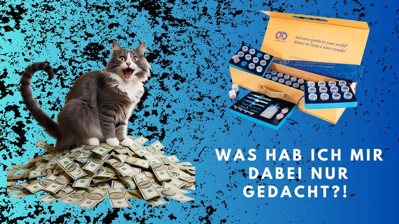 Das wahrscheinlich teuerste Diamond Painting das ich mir je gekauft habe 💎🐱💎