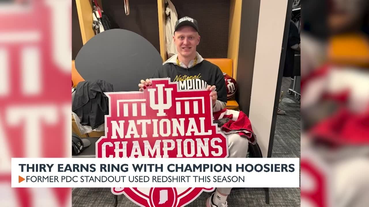 Thiry Earns Ring with Championship Hoosiers