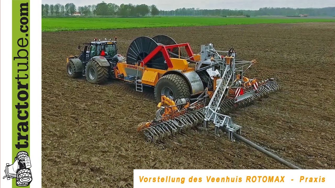 Vorstellung und Praxis mit dem Veenhuis Rotomax - Verschlauchen in NL