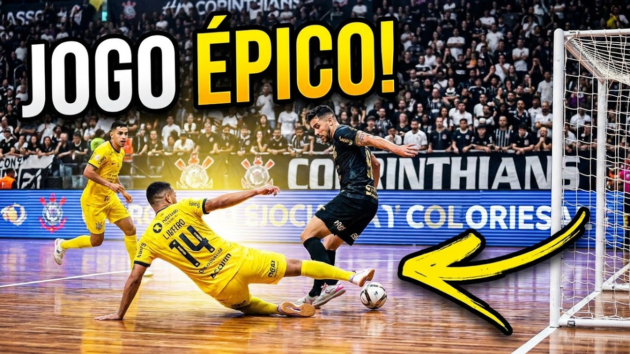 ACHA QUE JÁ VIU JOGO BOM?? ENTÃO ASSISTA ESSE CLÁSSICO! 😱 (Magnus X Corinthians - Quartas LNF)