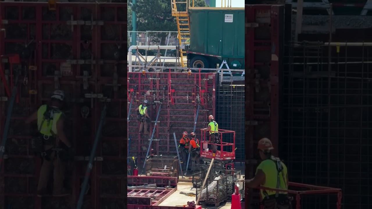 Hunzinger Progress at Foxtown Landing - setting wall forms