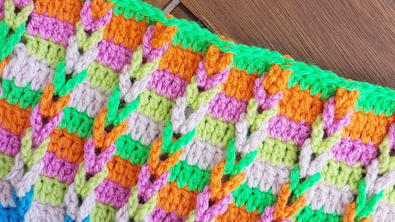 Zincirli Atkı/Battaniye / Şal /Chained Blanket/Shawl