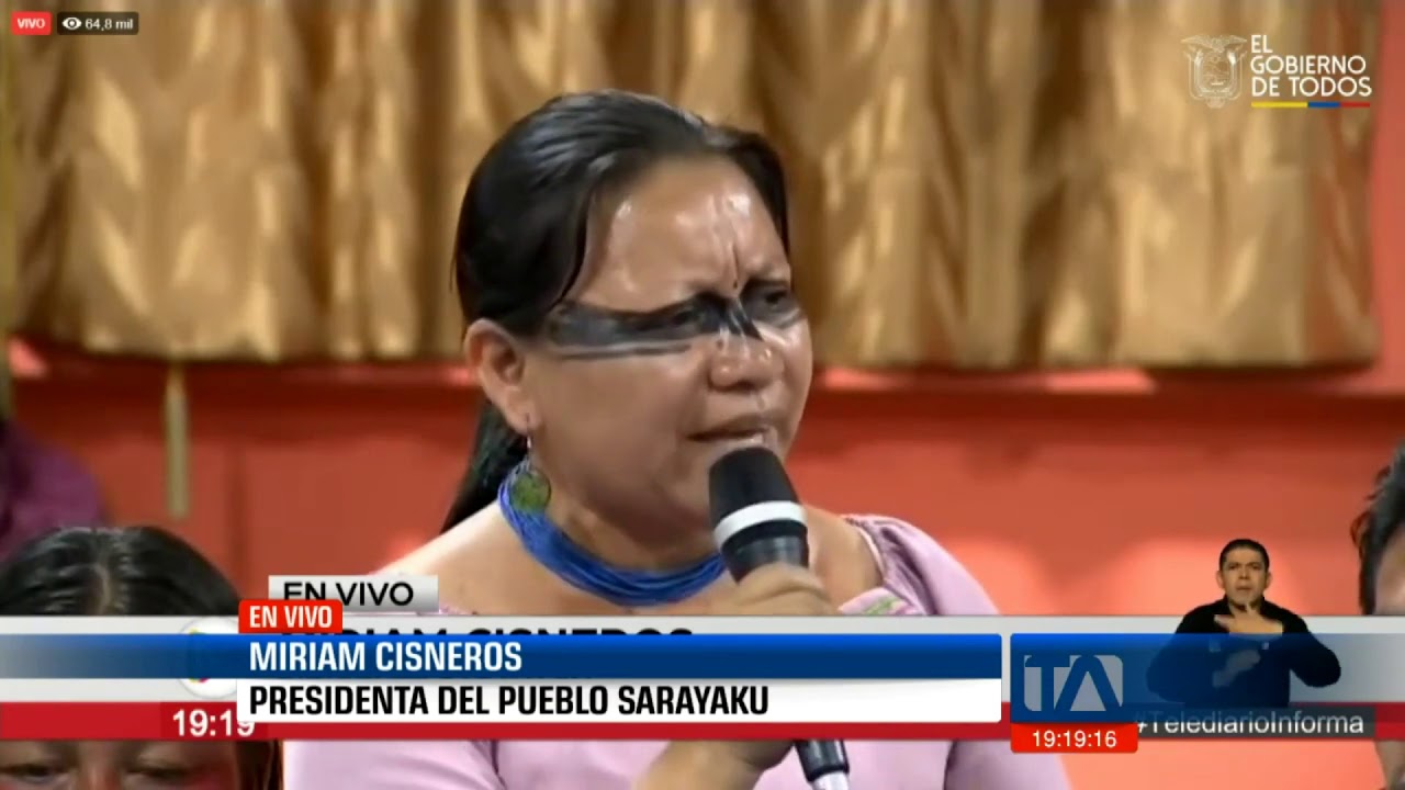 Five Minutes That May Have Prevented Civil War--Miriam Cisneros Is An Ecuadorian Hero